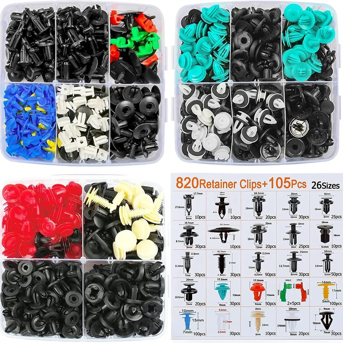 Clips-de-fixation-voiture-complets