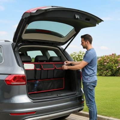 Rangement coffre voiture