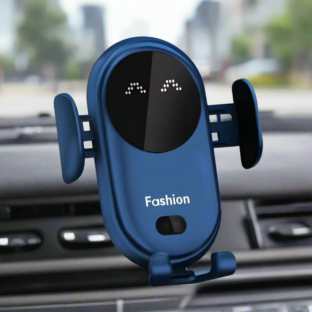 support-téléphone-voiture-bleu