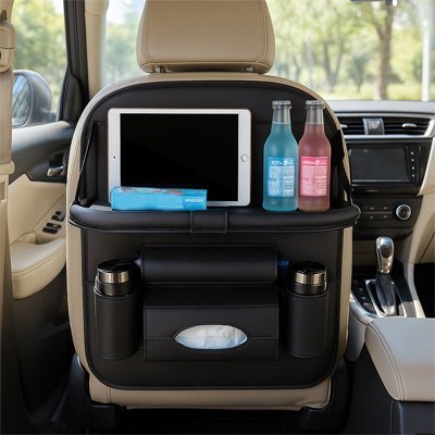Organisateur-voiture-cuir