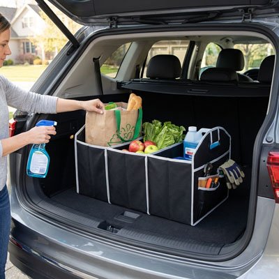 Rangement coffre voiture 