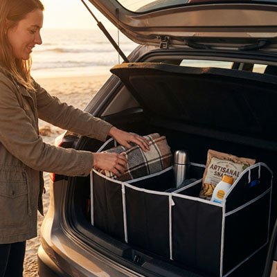 Rangement coffre voiture 