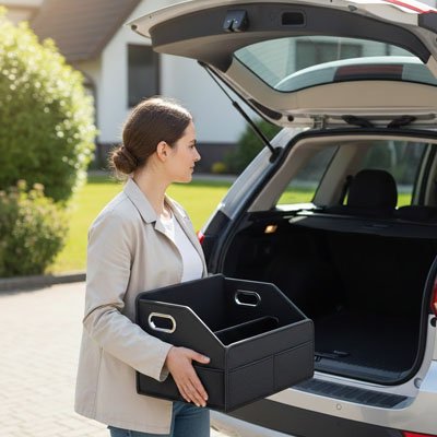 Rangement de coffre de voiture 