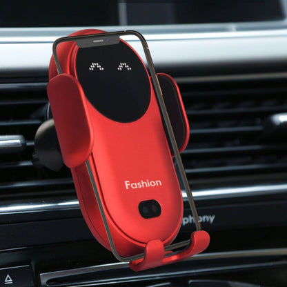 support-téléphone-voiture-rouge