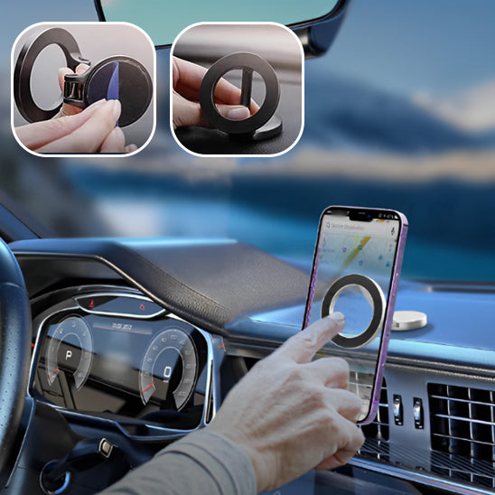 support telephone voiture magnetique aimant